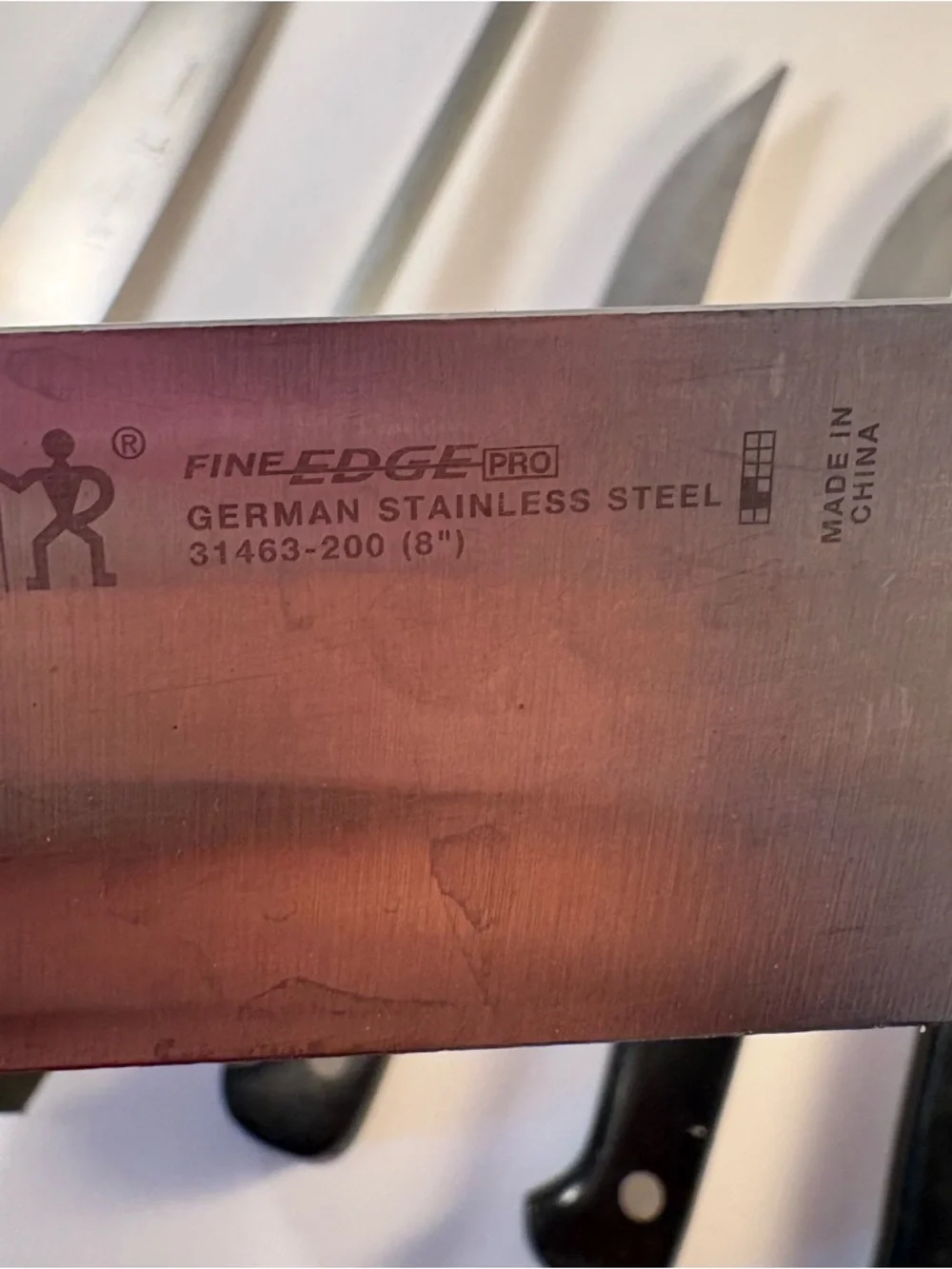 Lot 7 JA Henckels‎ Assorted Knives And Sharpener Eversharp / Fine Edge Pro Steak